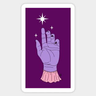 Hand of magic Sticker